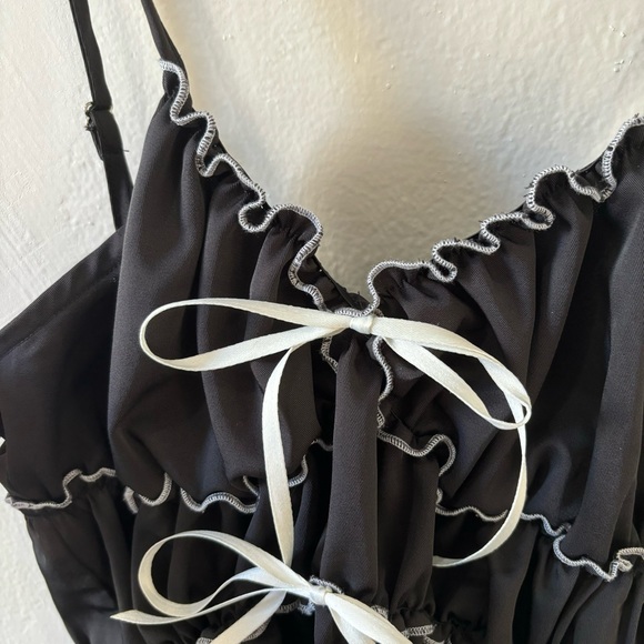 cider black bow tie top - Picture 2 of 5